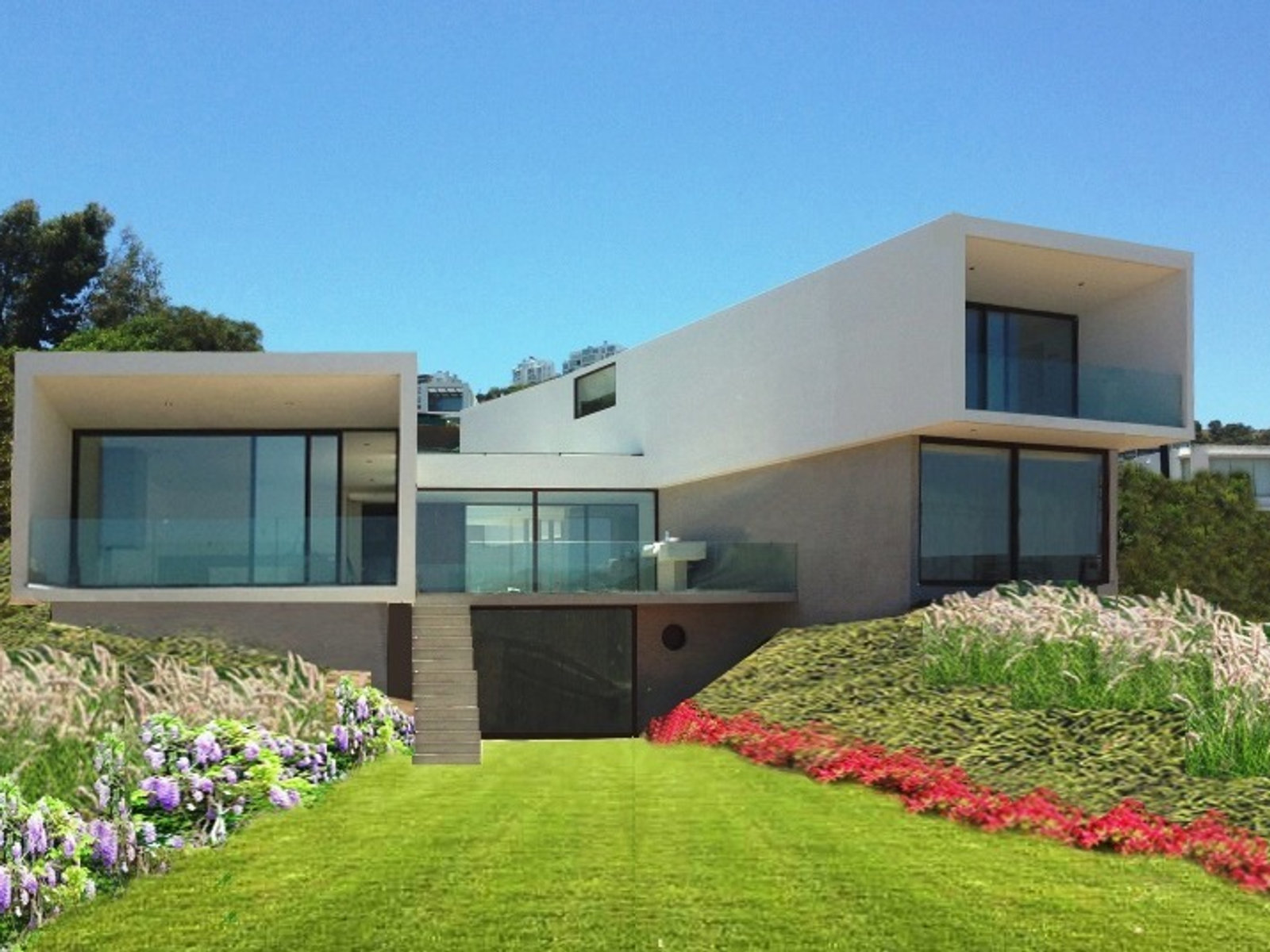 Casa jardín, Residencial